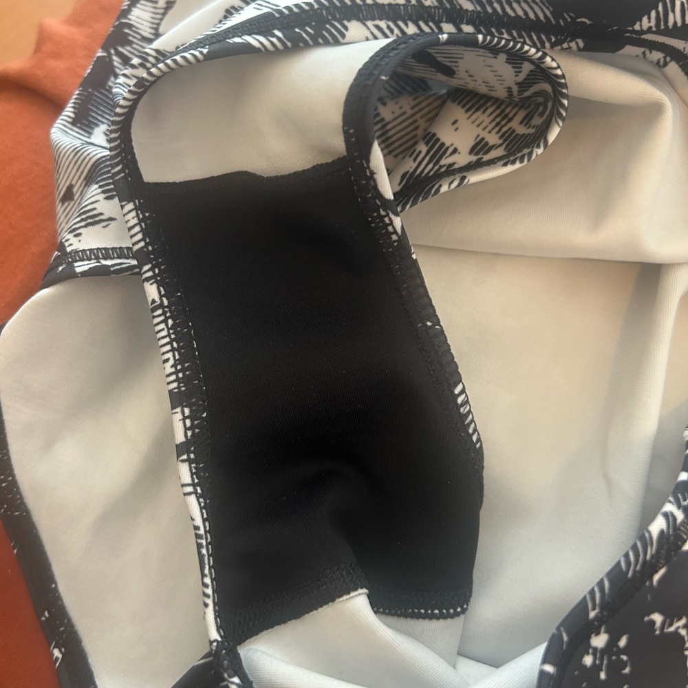 Ivy Park Floral Black & White Mesh Panel Bodysuit with Cut Out Back. New! - Picture 10 of 10